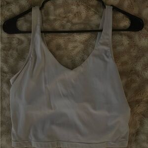 Gray Sleeveless Crop Top
